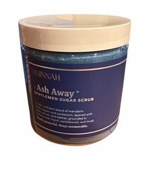 AMINNAH Ash Away Gentlemen Sugar Scrub - Blue